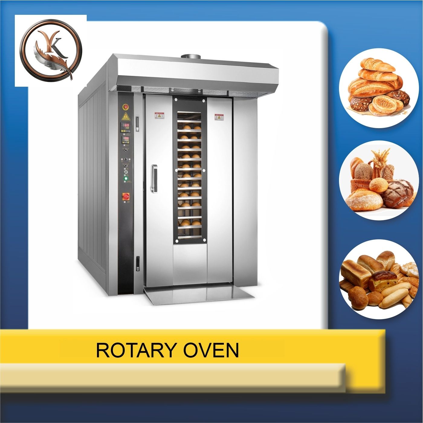 vertical rotary oven